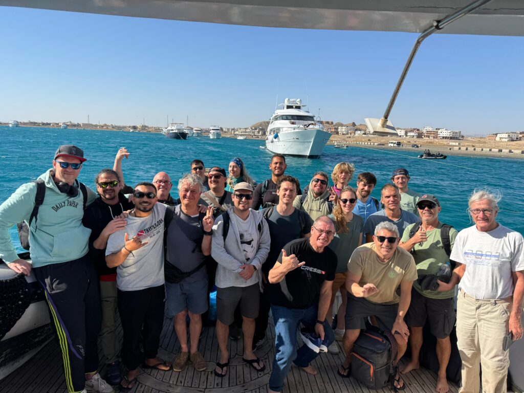 Divers aboard MY JPMarine — book direct with the operator team