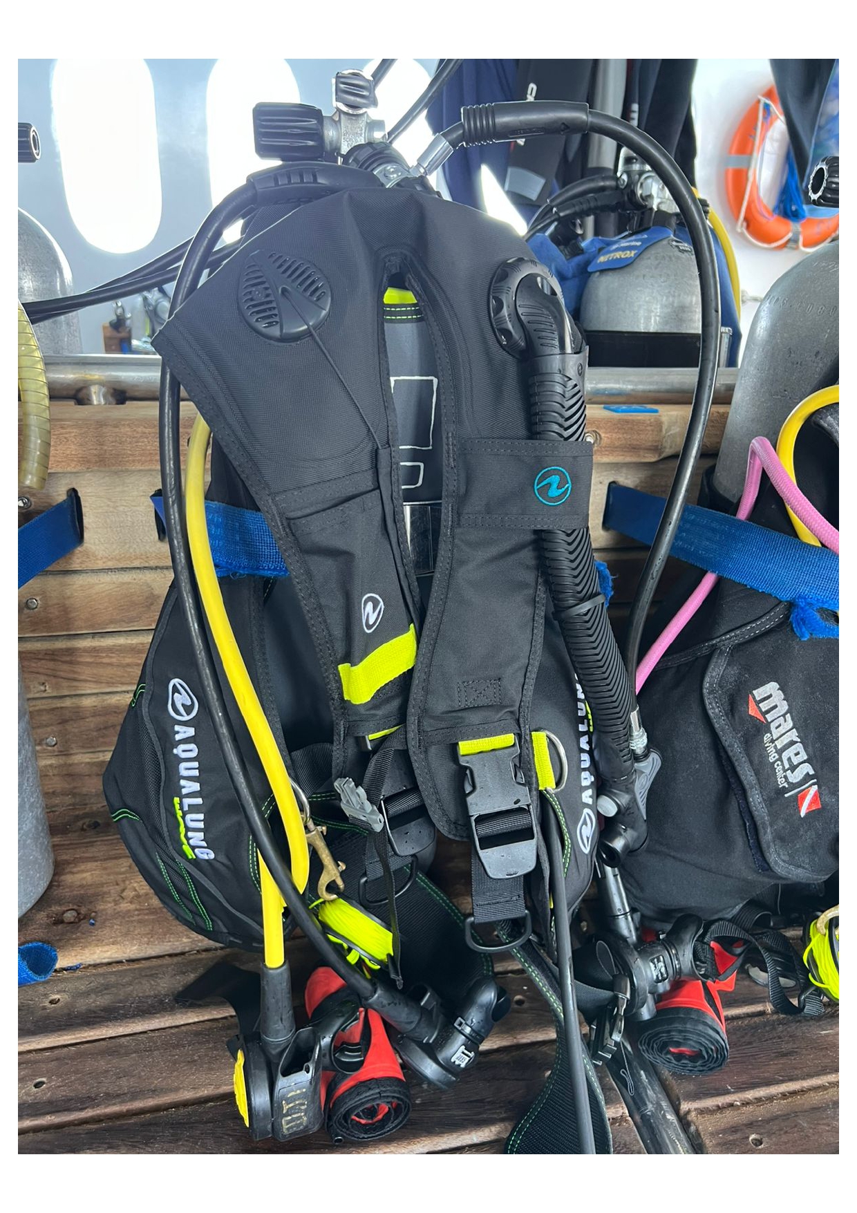 Rental wetsuits aboard MY JPMarine liveaboard Red Sea